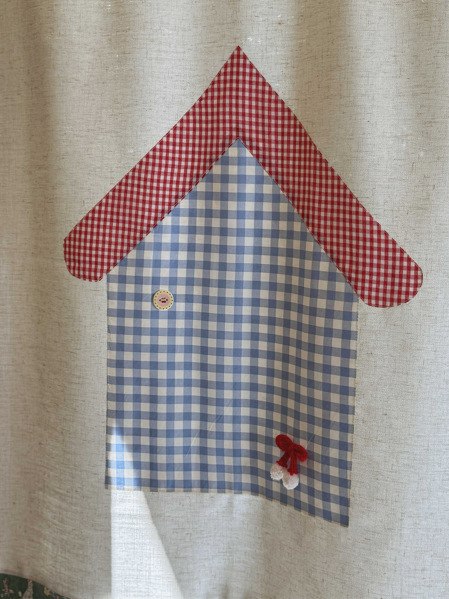 Commercial Printing Rates - VIKAMA Gingham Kleines Haus Noren Türvorhang