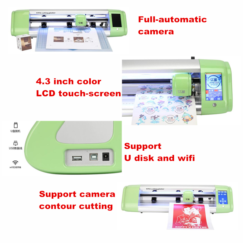 Vinyl Cutter Plotter - LY Vollautomatischer Schneideplotter, Kamera-Profil, Stanzmaschine, digitaler