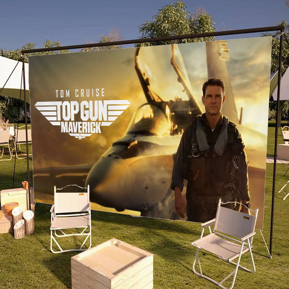 Commercial Printing Company - Moderne Film-Werbeflagge 'Top Gun Maverick' mit