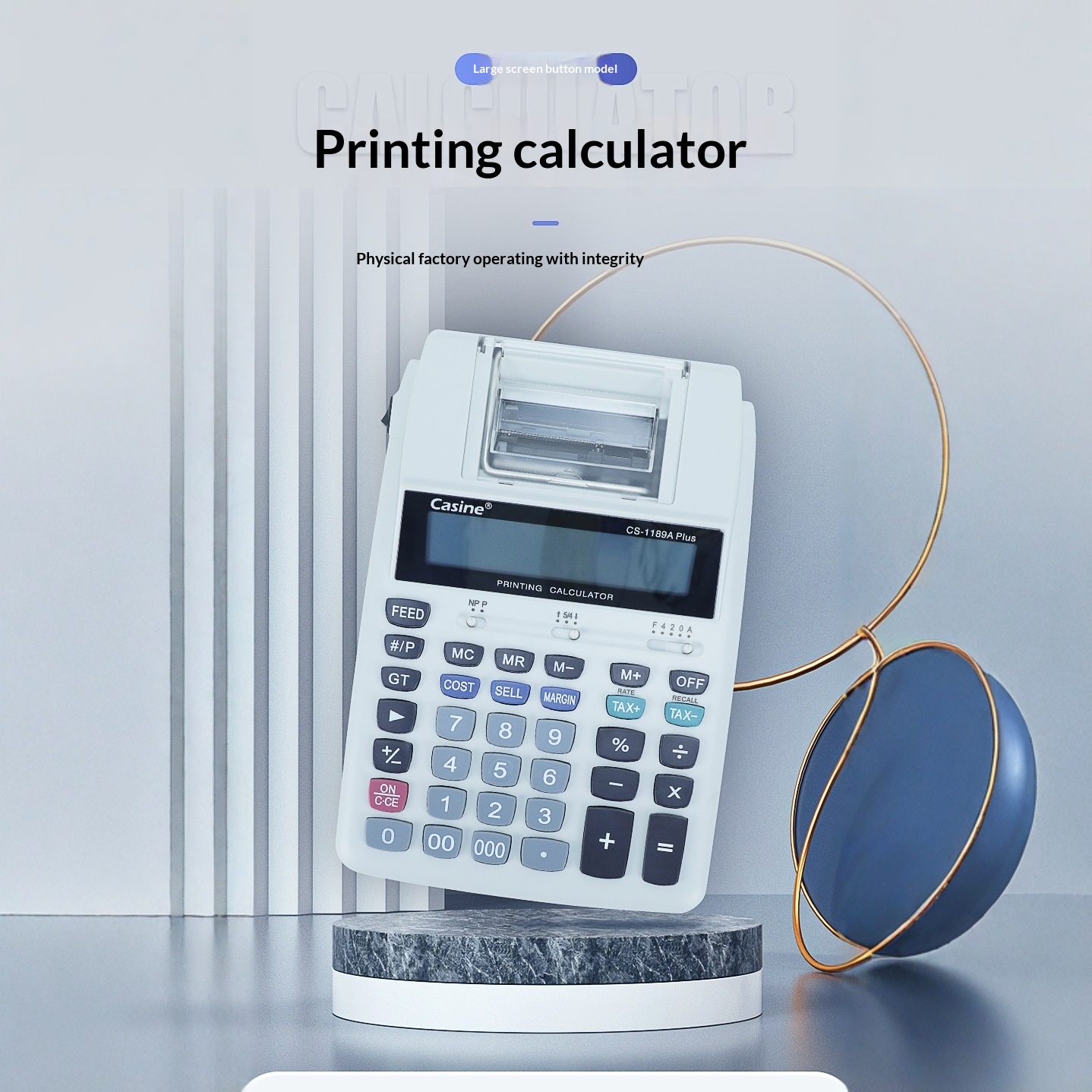 Druckbarer Taschenrechner mit  – Commercial Printing Calculator Bewertung und Preis
