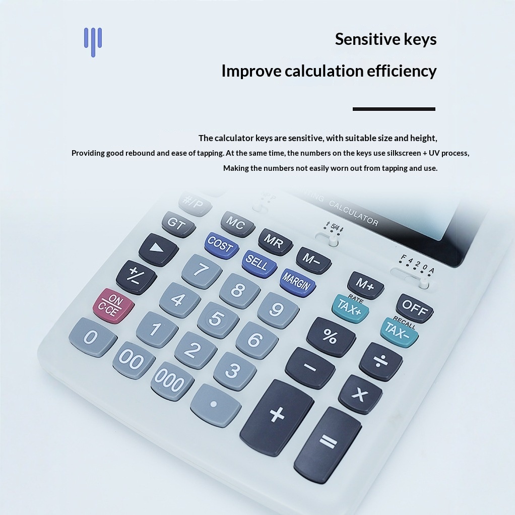 Druckbarer Taschenrechner mit  – Commercial Printing Calculator Bewertung und Preis