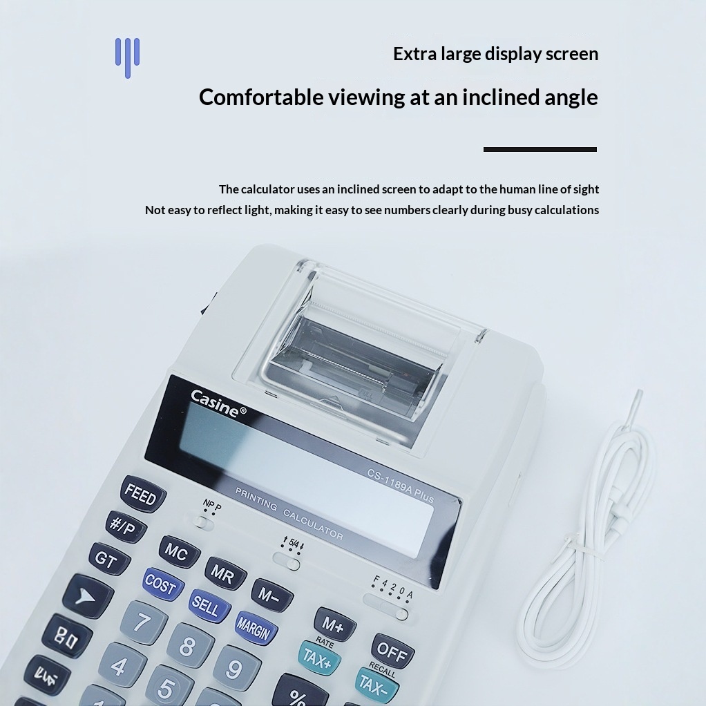 Druckbarer Taschenrechner mit  – Commercial Printing Calculator Bewertung und Preis