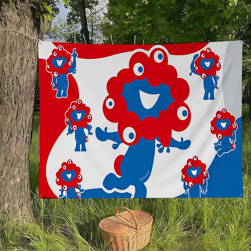 Myaku Myaku Blaues Maskottchen – Commercial Printing Company Bewertung und Preis