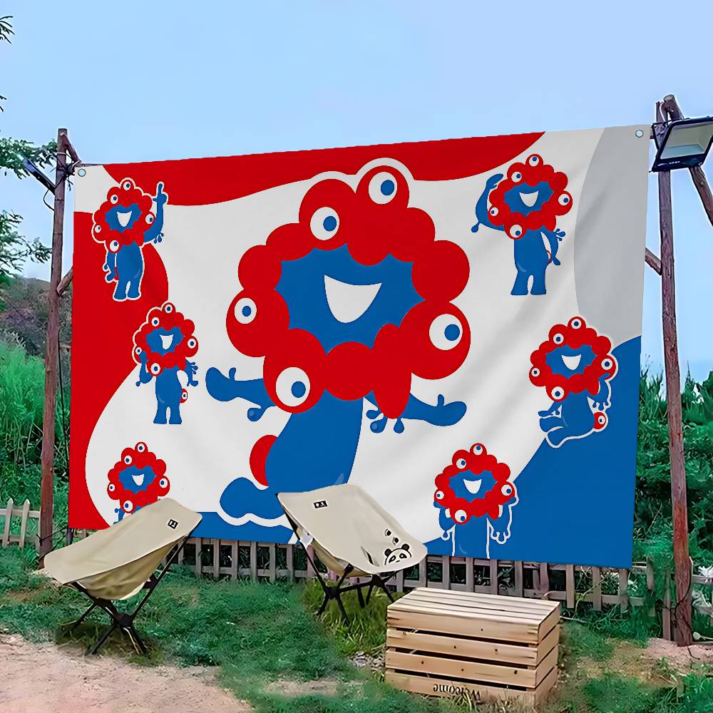 Myaku Myaku Blaues Maskottchen – Commercial Printing Company Bewertung und Preis